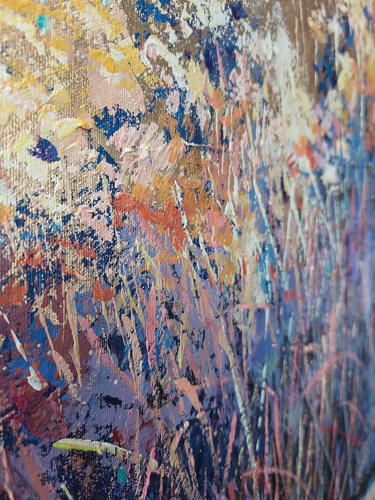 Original Impressionism Landscape Painting by Anna Silabrama