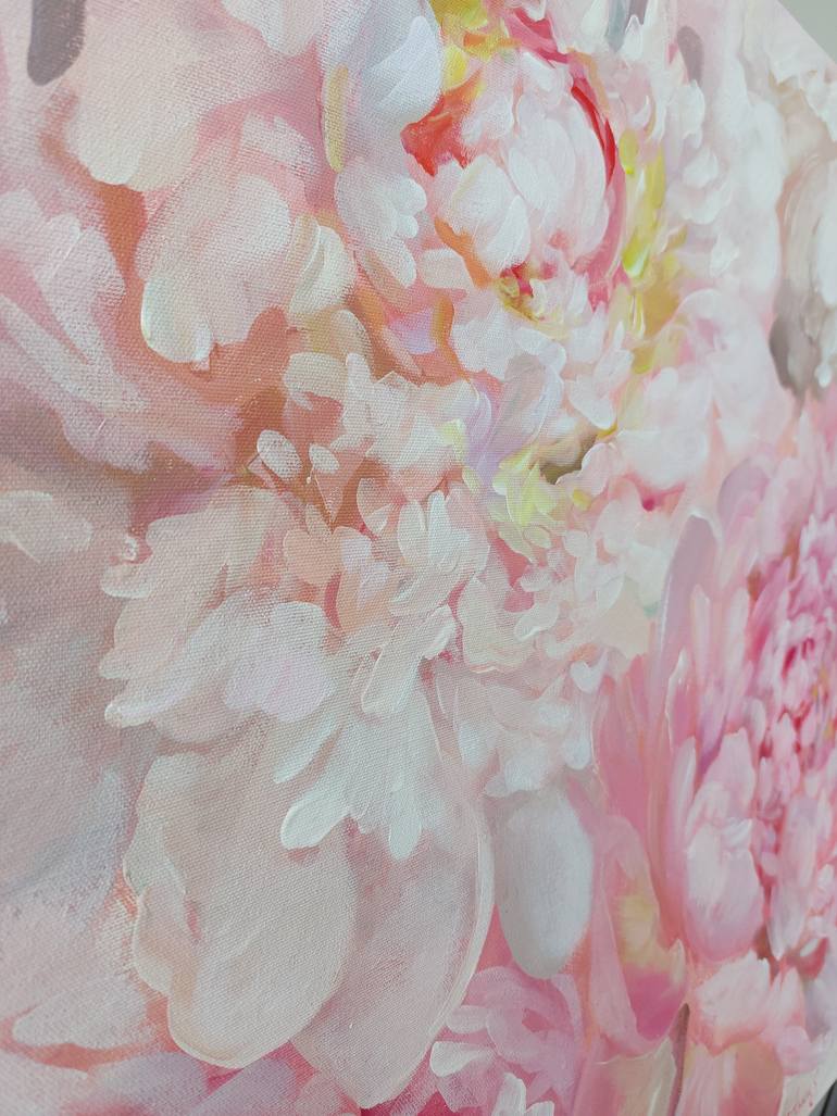 Original Impressionism Floral Painting by Anna Silabrama