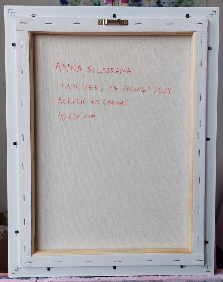 Original Impressionism Floral Painting by Anna Silabrama