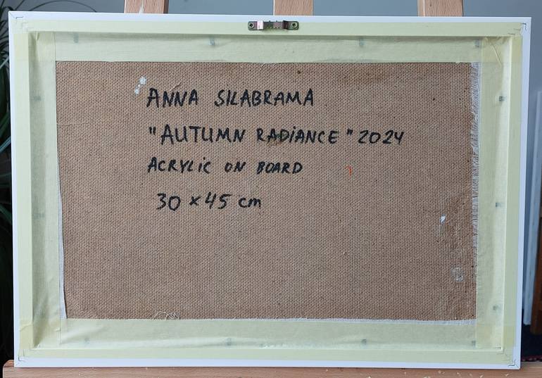 Original Abstract Expressionism Abstract Painting by Anna Silabrama