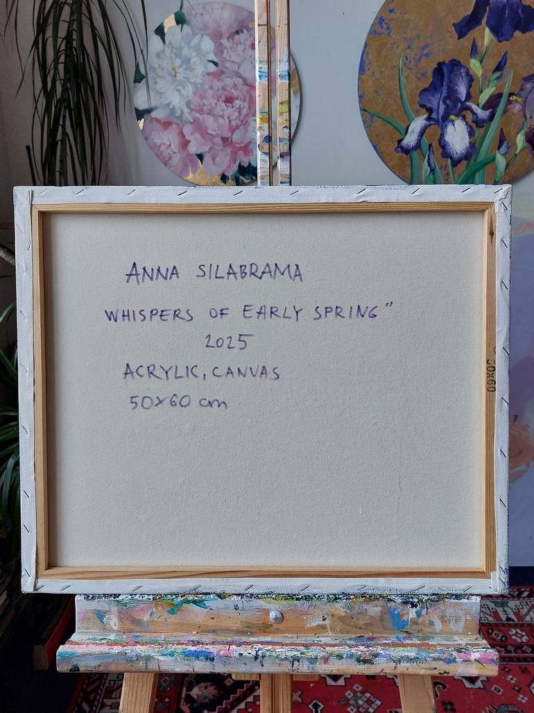 Original Impressionism Landscape Painting by Anna Silabrama
