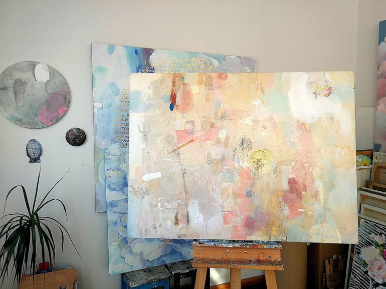 Original Abstract Painting by Anna Silabrama