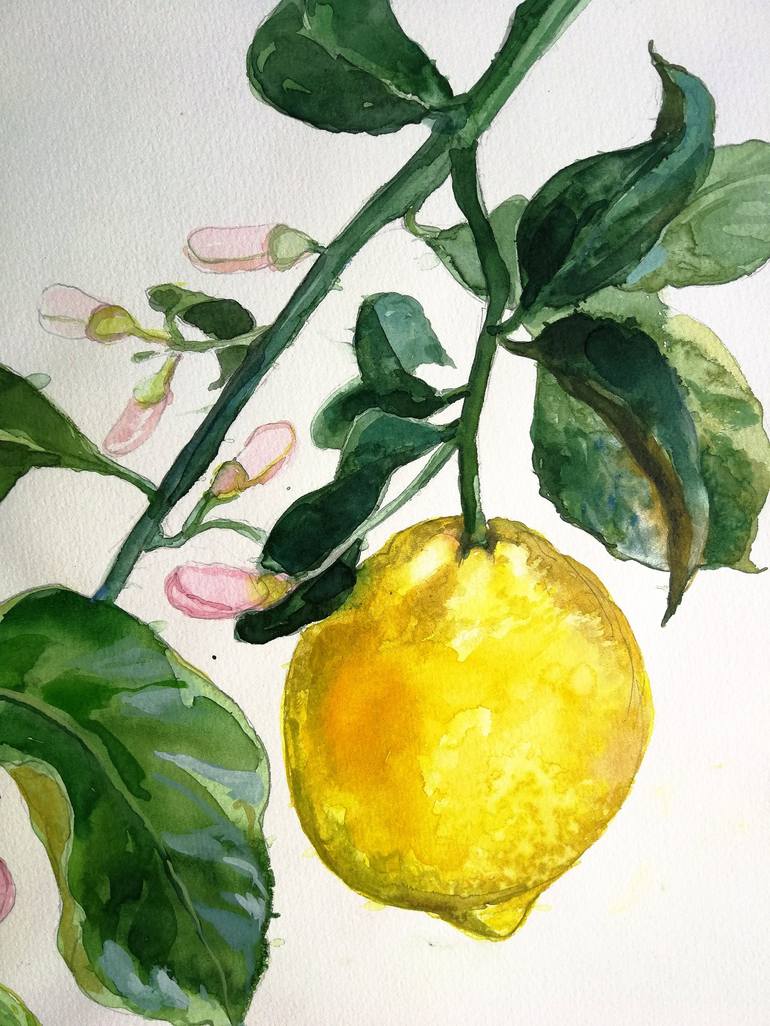Original Fine Art Food Painting by Anna Silabrama