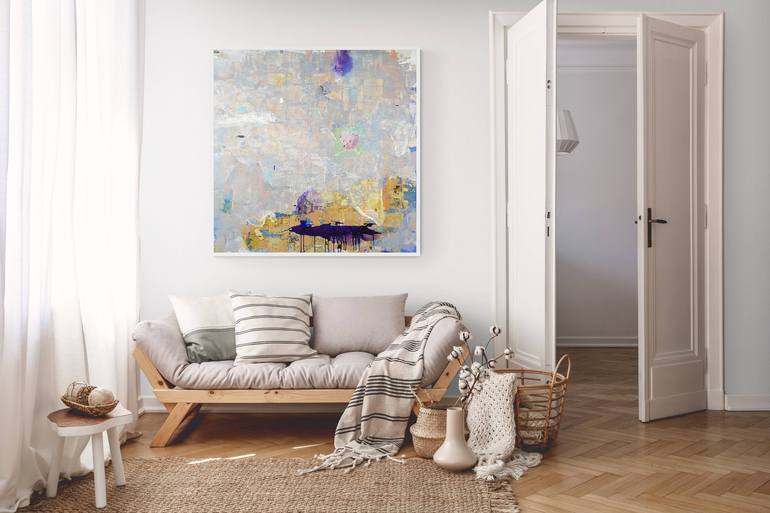 Original Minimalism Abstract Painting by Anna Silabrama