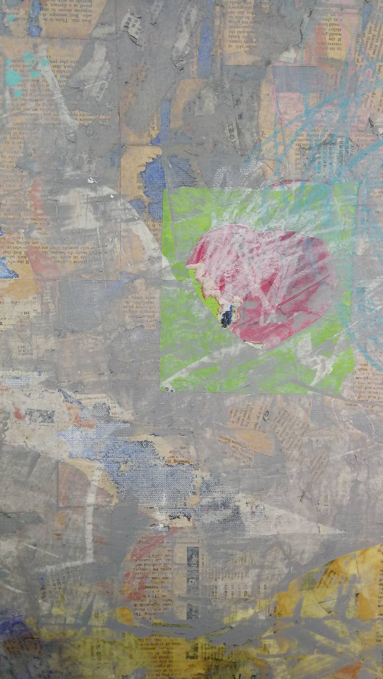 Original Minimalism Abstract Painting by Anna Silabrama