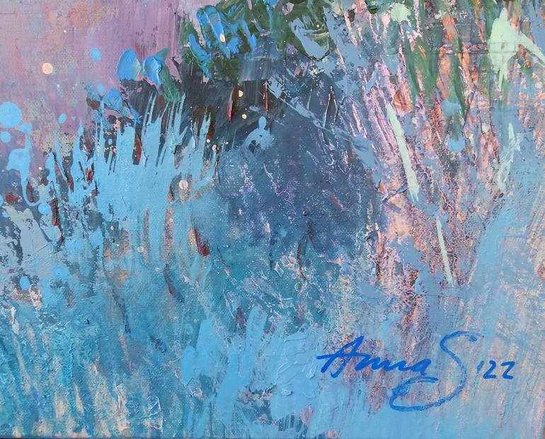 Original Abstract Painting by Anna Silabrama