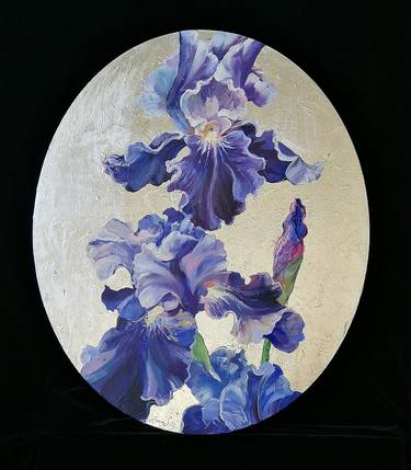 Original Fine Art Floral Paintings by Anna Silabrama