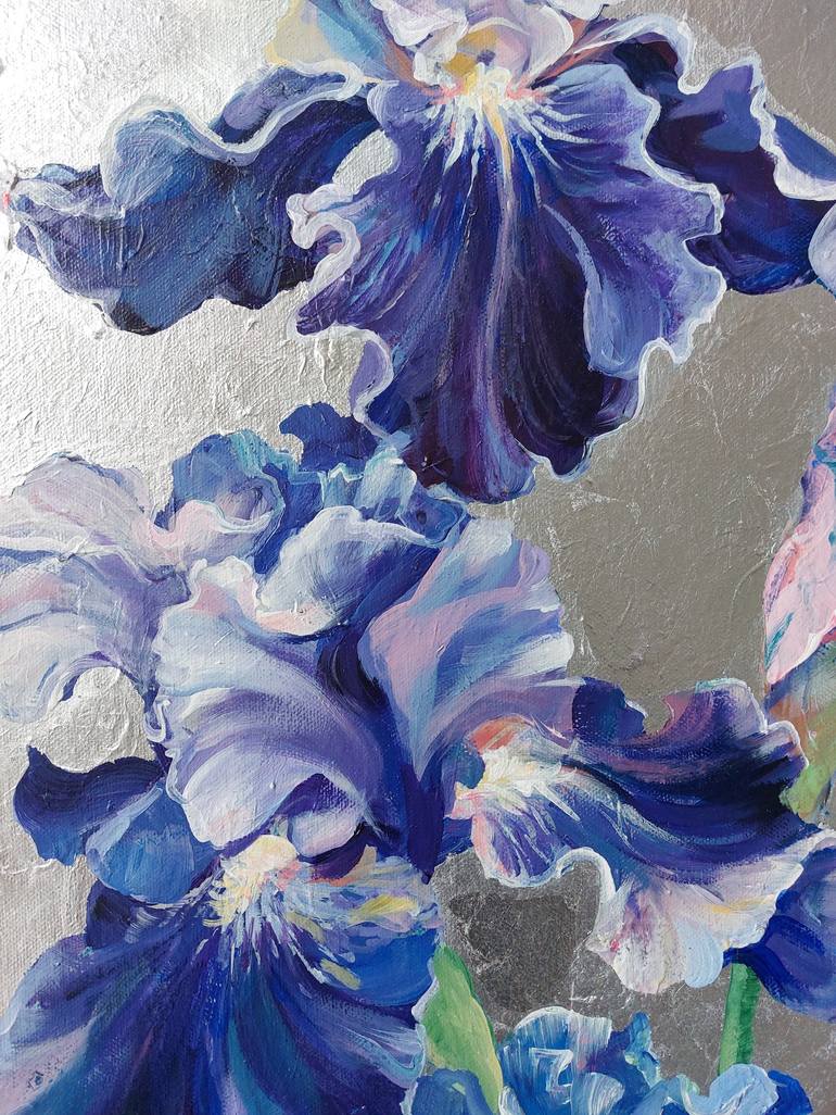 Original Fine Art Floral Painting by Anna Silabrama