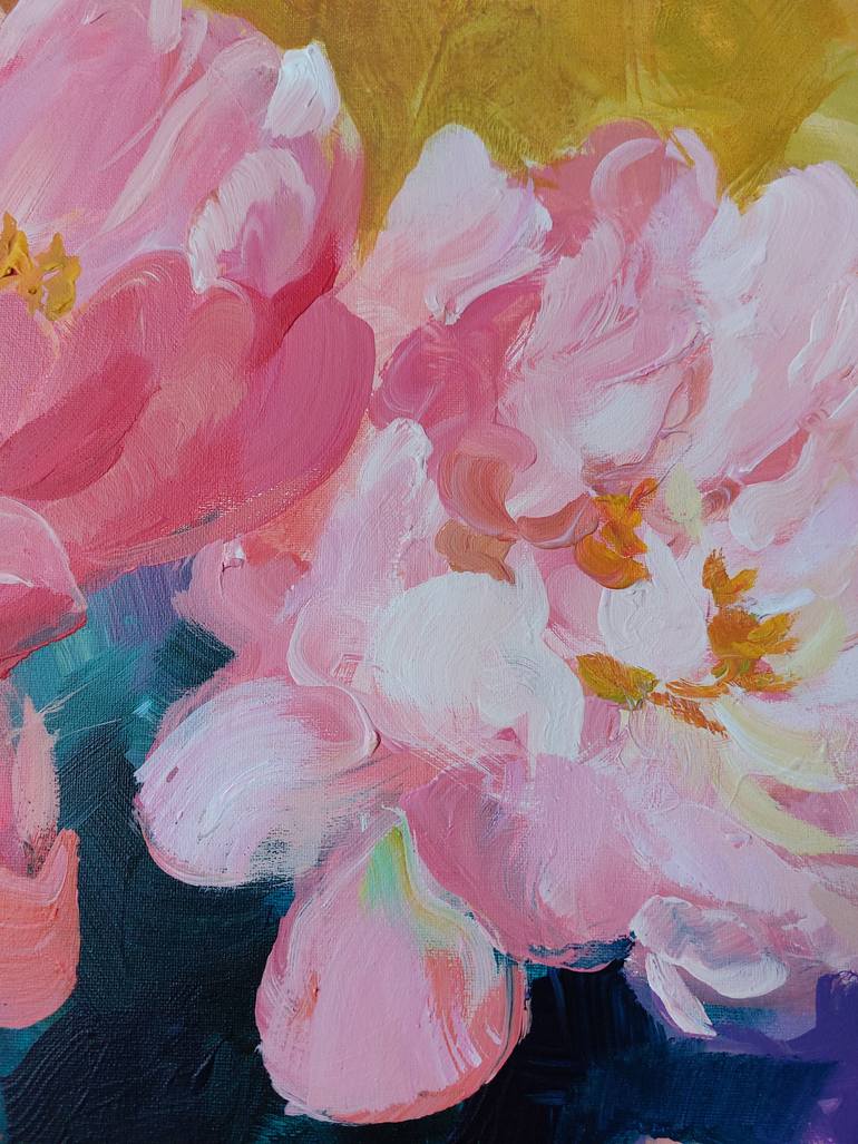 Original Other Floral Painting by Anna Silabrama