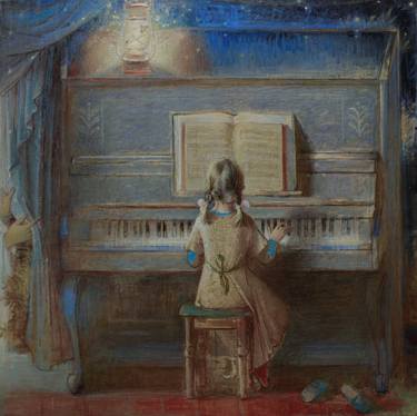 Print of Music Paintings by Yuliya Landina