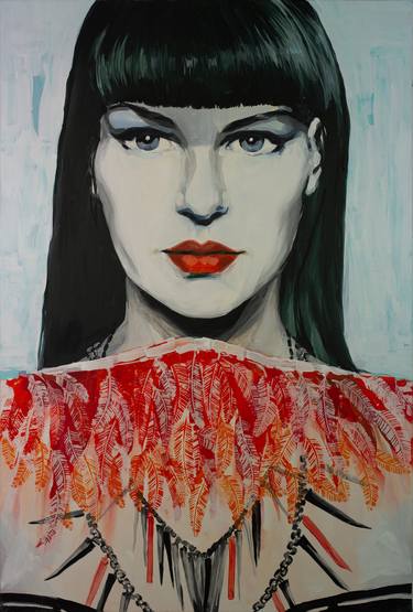 Print of Modern Portrait Paintings by Sunita Fisic