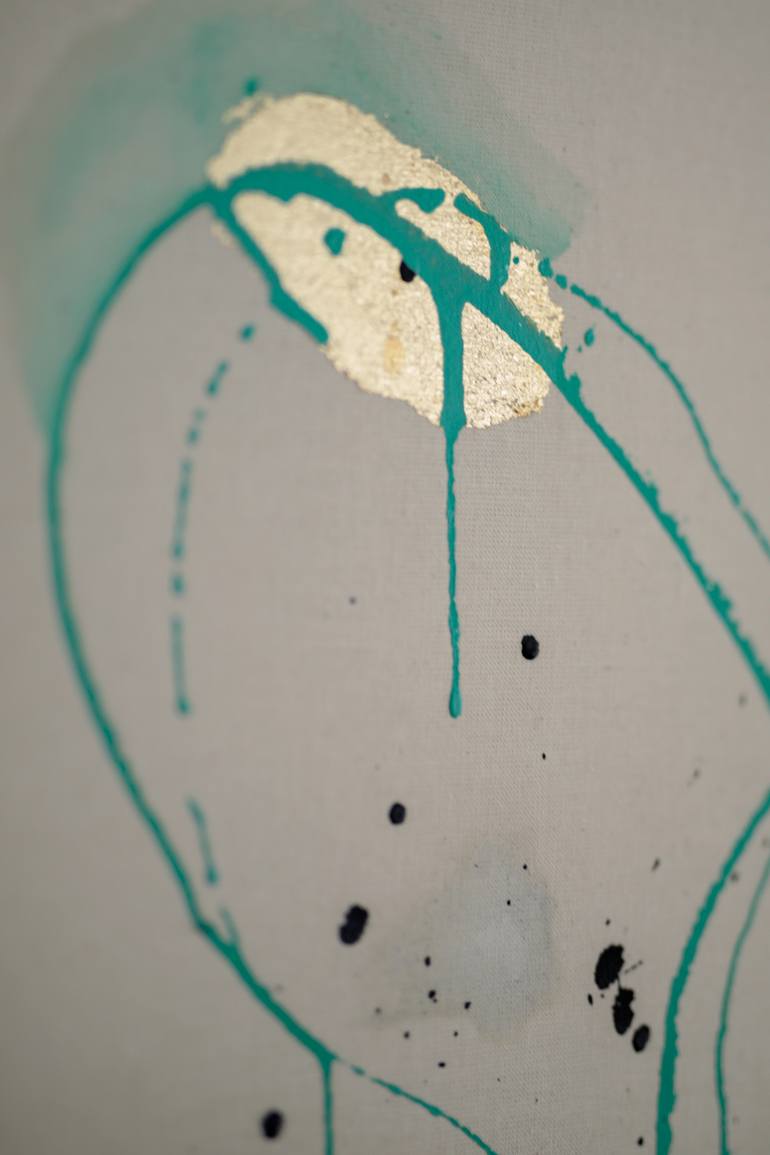 Original Abstract Expressionism Abstract Painting by Carolyn Brann