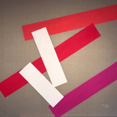 Original Minimalism Abstract Painting by Jörg Minrath