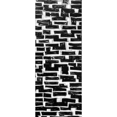 Original Abstract Geometric Drawing by Samuel Fleming Lewis