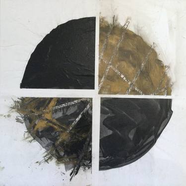 Original Modern Abstract Collage by Samuel Fleming Lewis
