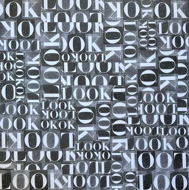 Original Modern Typography Collage by Samuel Fleming Lewis