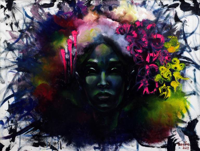 Colorbomb Painting by Regina Queen Saatchi Art