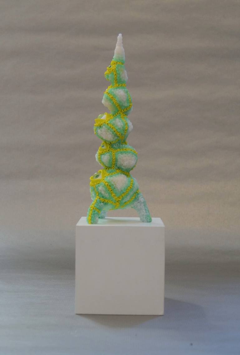 Original Expressionism Fantasy Sculpture by Gerd Rucker