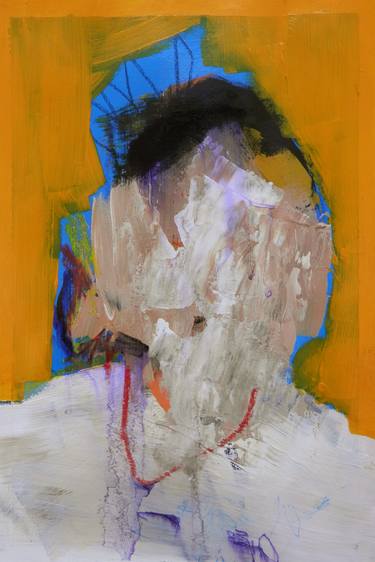 Original Abstract Expressionism Portrait Paintings by Michael Pot