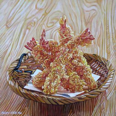 Original Fine Art Food Mixed Media by Huey-Chih Ho
