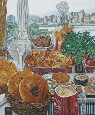 Original Realism Food & Drink Paintings by Huey-Chih Ho