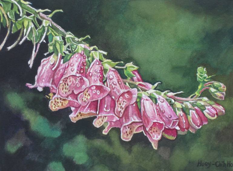 Print of Realism Botanic Paintings by Huey-Chih Ho