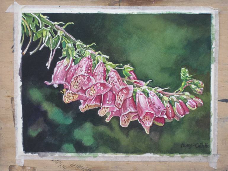 Original Realism Botanic Painting by Huey-Chih Ho