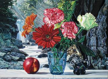 Print of Fine Art Floral Paintings by Huey-Chih Ho