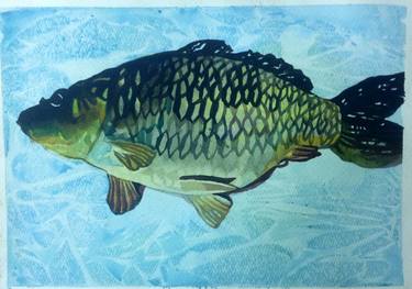 Original Fine Art Fish Paintings by Huey-Chih Ho