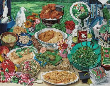 Print of Food Paintings by Huey-Chih Ho