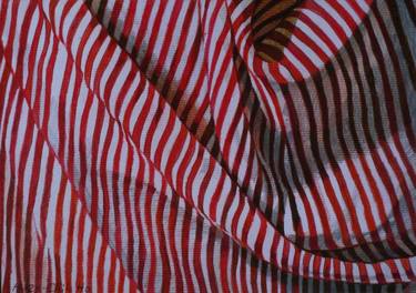Red And White Stripe  Drapery thumb