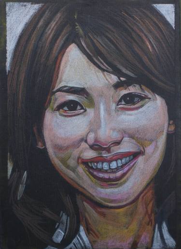 Original Fine Art Portrait Drawings by Huey-Chih Ho