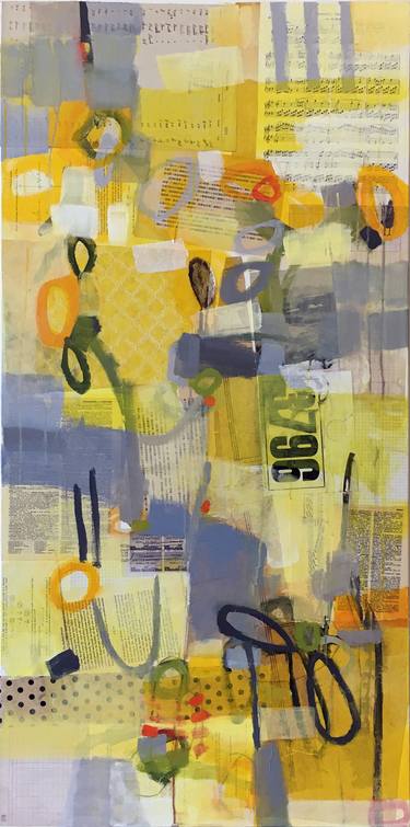 Original Abstract Collage by Laurie Breen