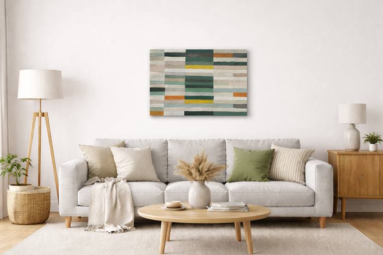 Original Color Field Painting Abstract Painting by Cristina Barrera