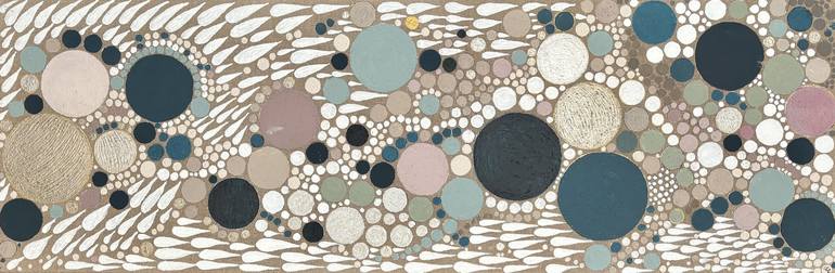 Print of Geometric Paintings by Cristina Barrera