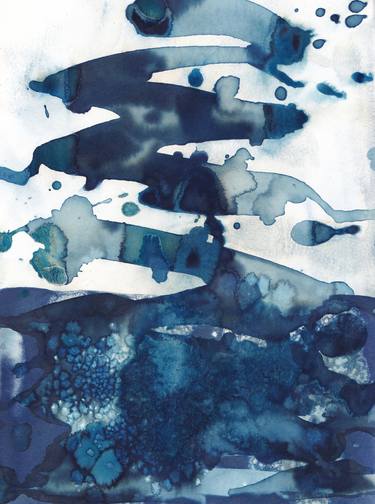 Print of Abstract Seascape Paintings by Desiree Elizabeth Malan