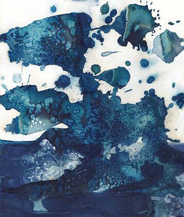 Print of Abstract Seascape Paintings by Desiree Elizabeth Malan