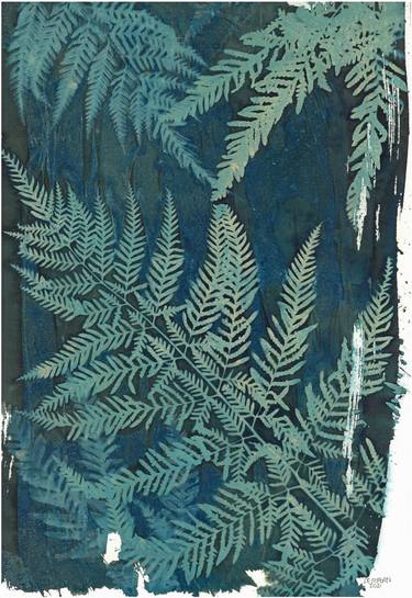 Print of Abstract Botanic Printmaking by Desiree Elizabeth Malan