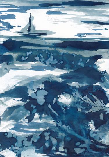 Print of Abstract Sailboat Paintings by Desiree Elizabeth Malan
