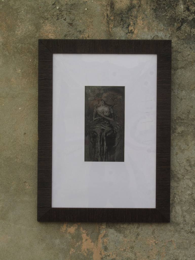 Original Surrealism Women Printmaking by Nitiksha Dawar