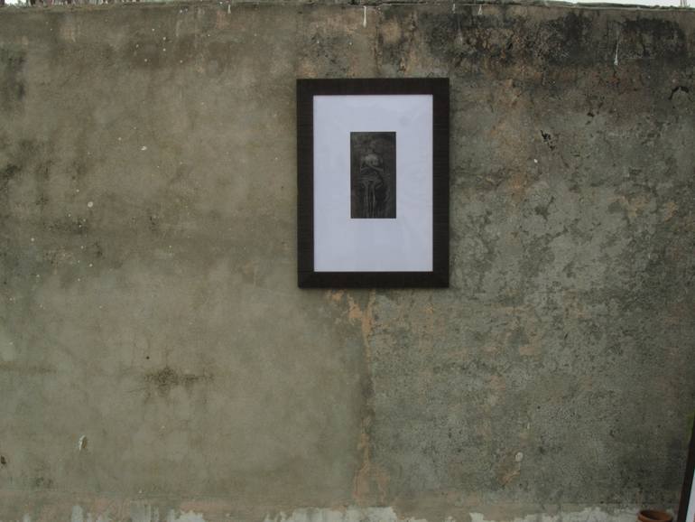 Original Surrealism Women Printmaking by Nitiksha Dawar