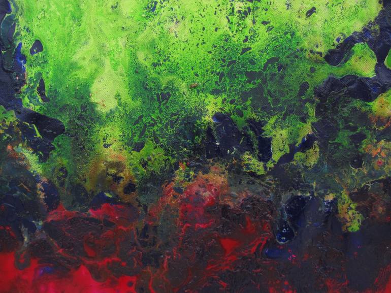 Original Abstract Expressionism Abstract Painting by Nitiksha Dawar