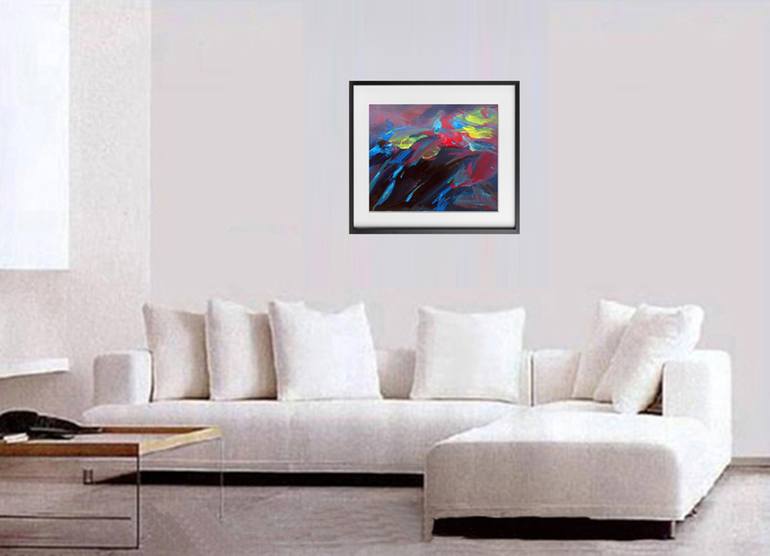 Original Abstract Expressionism Abstract Painting by Nitiksha Dawar