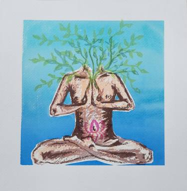 Print of Figurative Nature Printmaking by Nitiksha Dawar