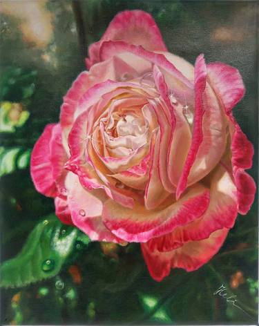 Print of Photorealism Floral Paintings by Hristina-Heli Stoycheva