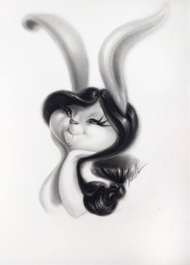 Original Contemporary Animal Drawings by Hristina-Heli Stoycheva