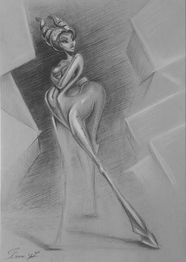 Print of Figurative Body Drawings by Hristina-Heli Stoycheva