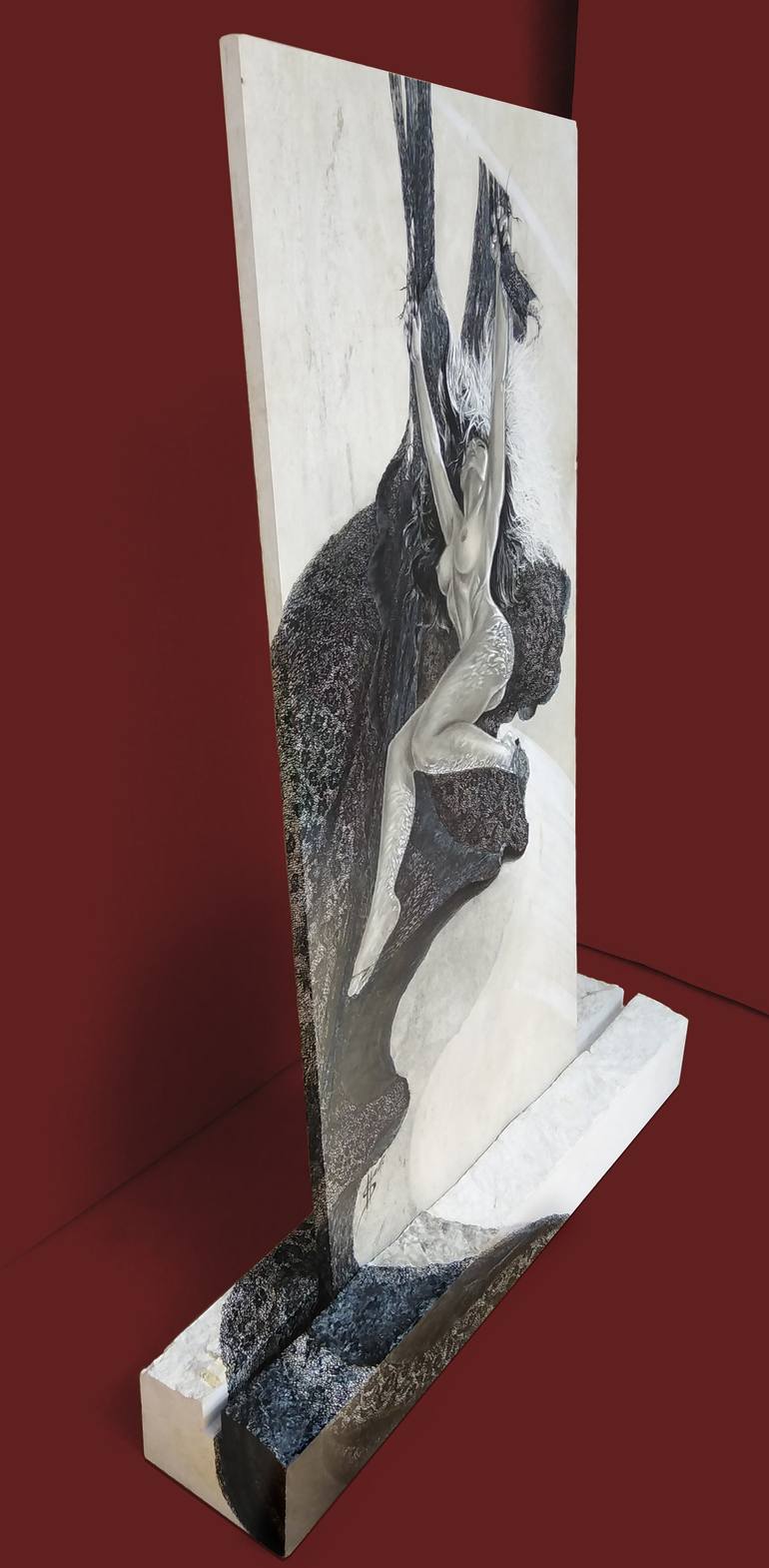 Original Contemporary Body Sculpture by Hristina-Heli Stoycheva