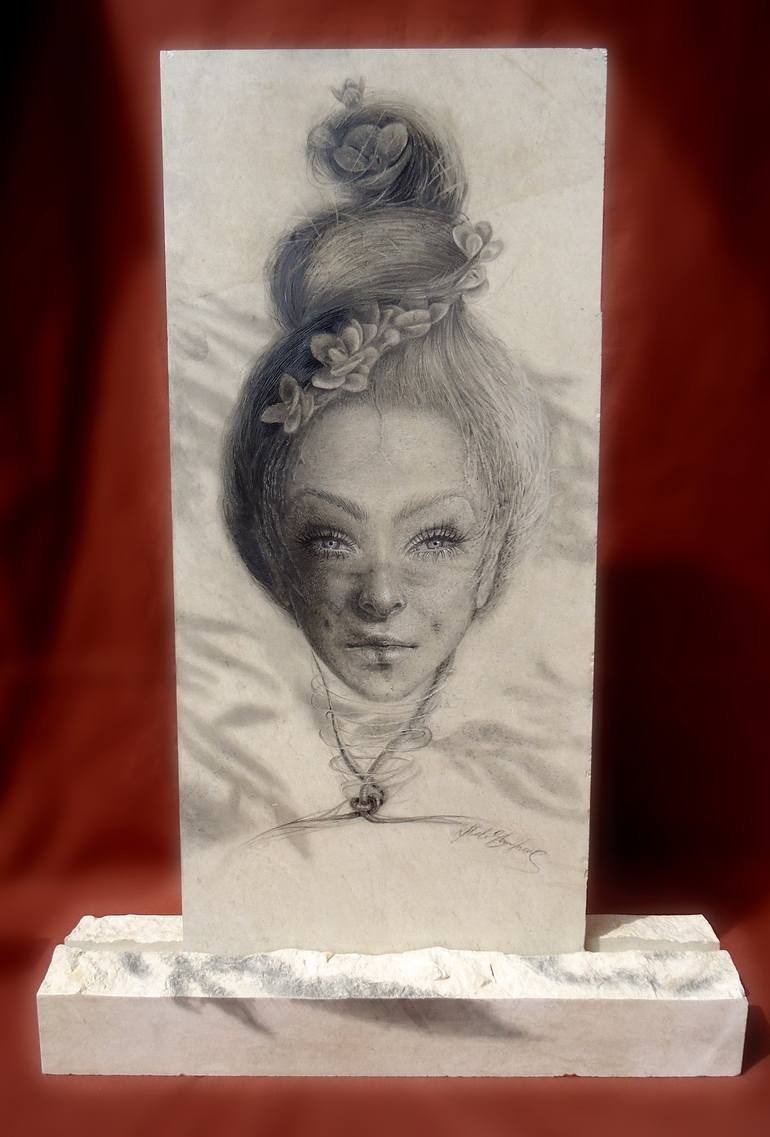 Print of Portrait Sculpture by Hristina-Heli Stoycheva