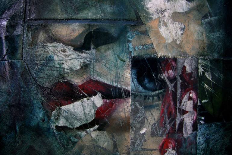 Original Expressionism People Painting by Stefanie Subczinski